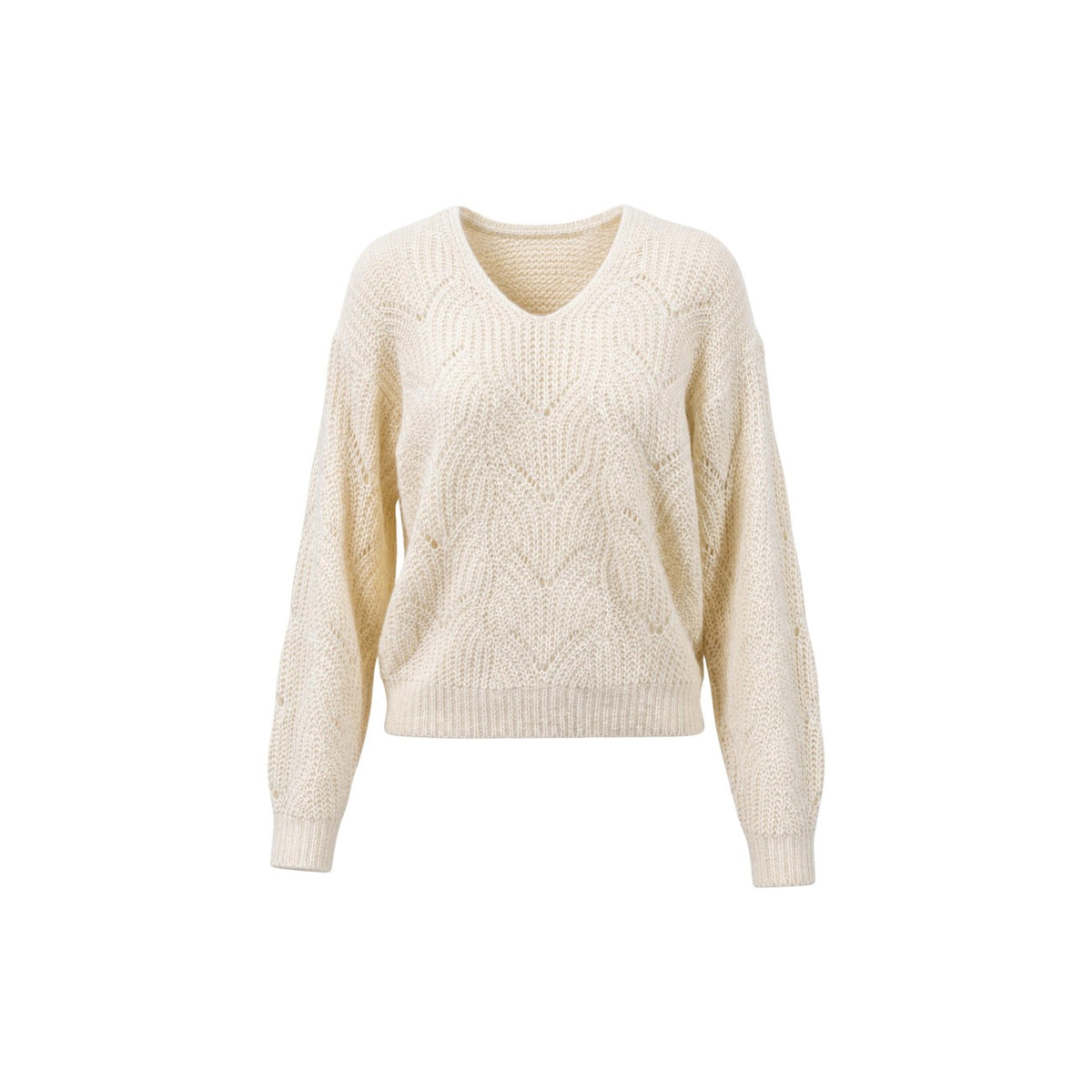 Jacqueline de Yong — Women’s Badut sequined V-neck sweater — view 2