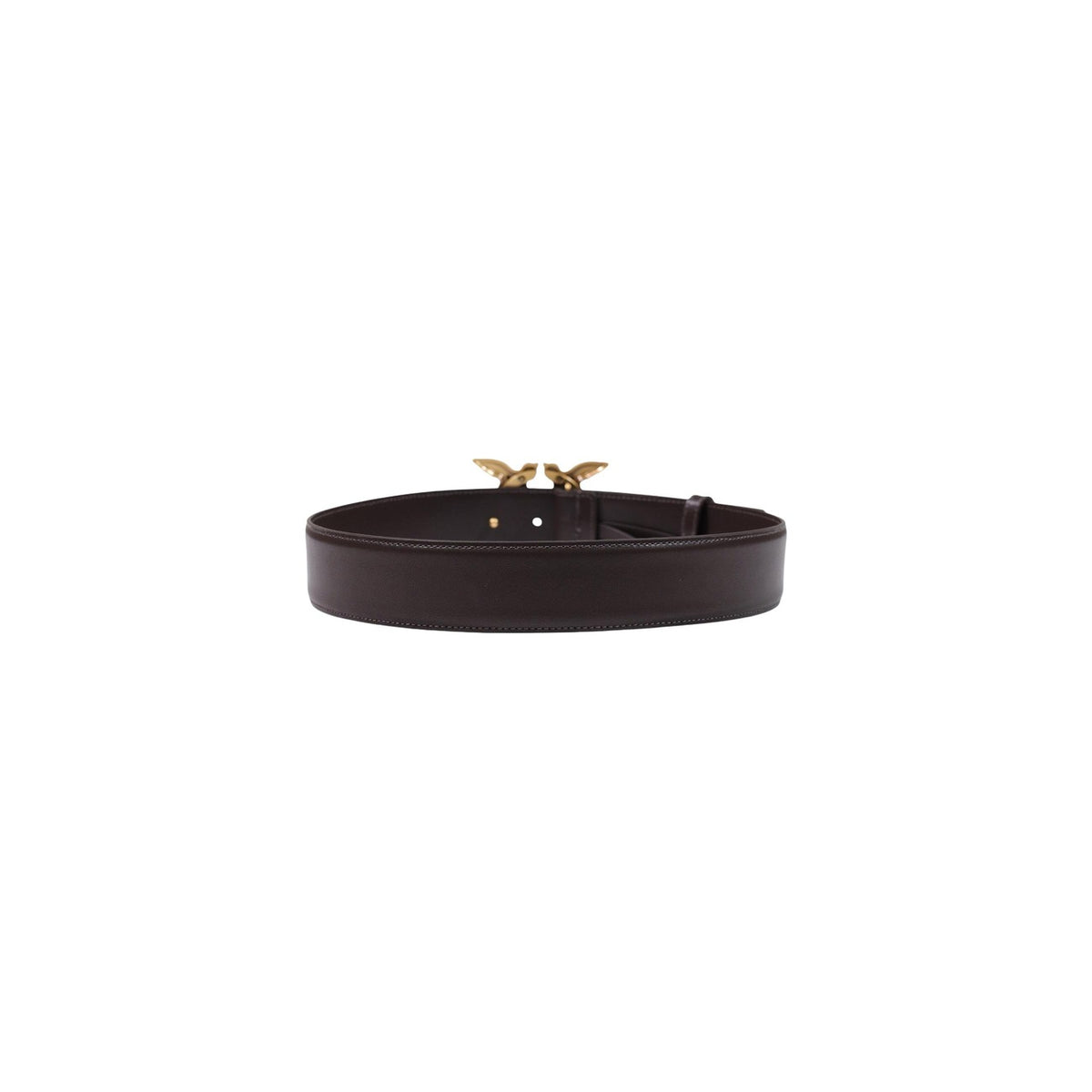 Pinko — Ceinture Alta Love Birds In Pelle en cuir femme — vue 3