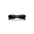 Vogue Eyewear — Ronde zonnebril van zwart acetaat voor dames