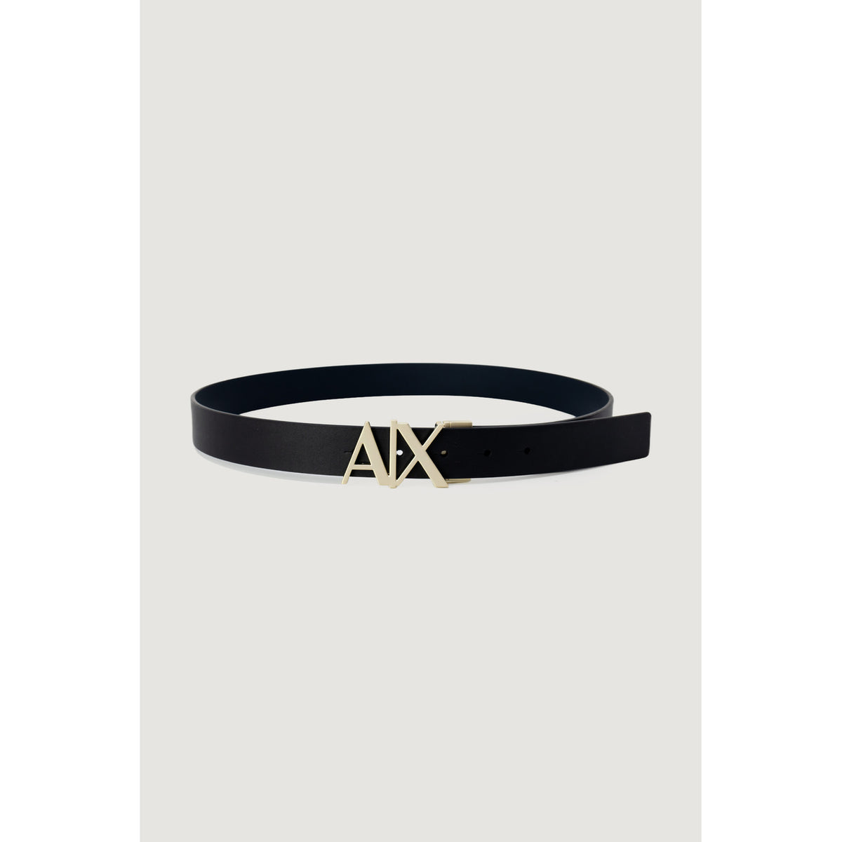 Armani Exchange — Men's blue leather belt — view 3