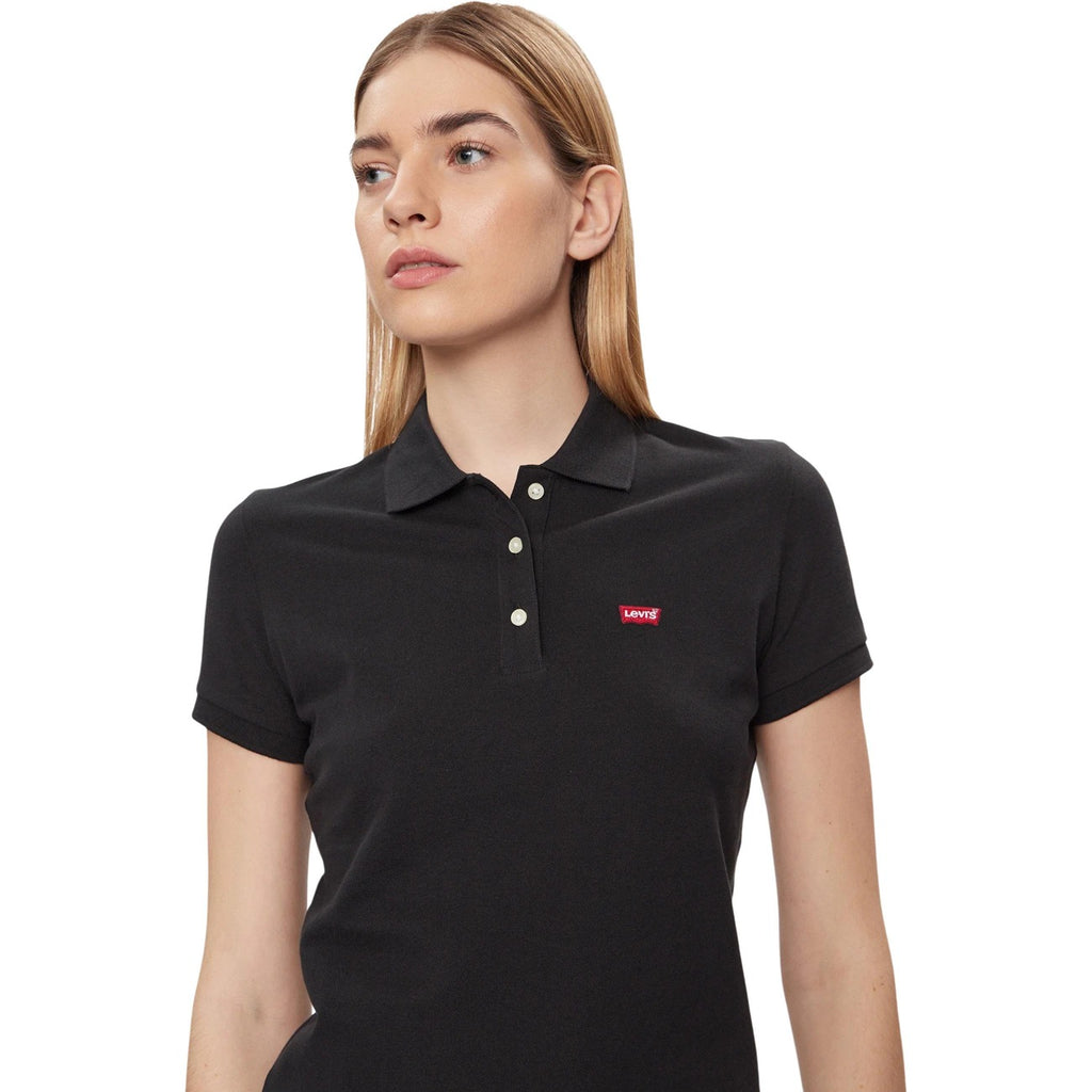 Levi’s — Polo HM noir femme — vue 4