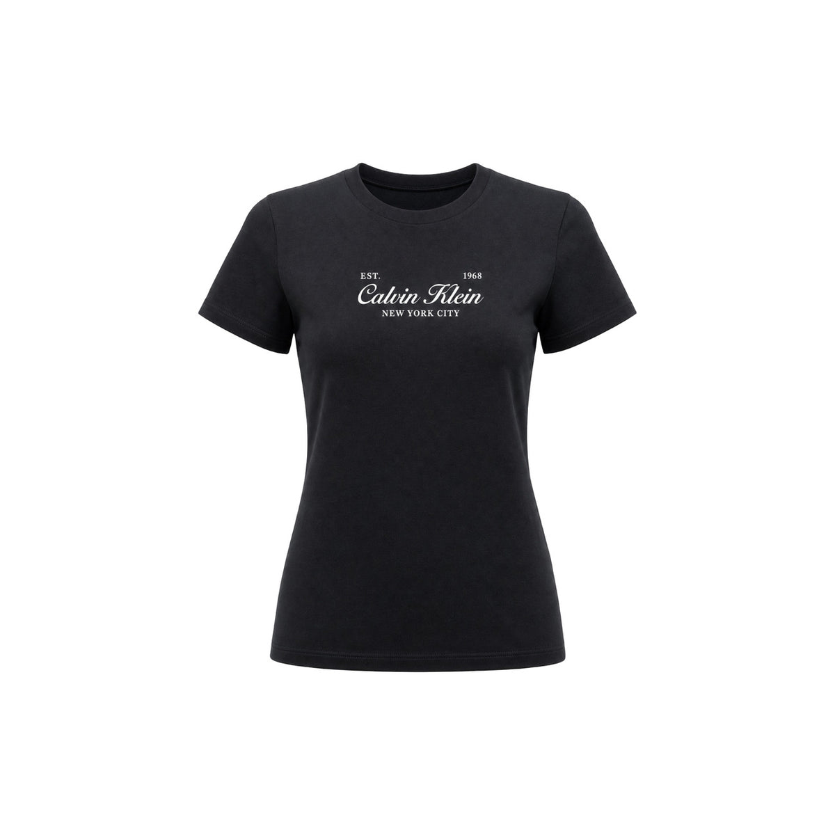 Calvin Klein Jeans — Women’s black printed t-shirt — view 2