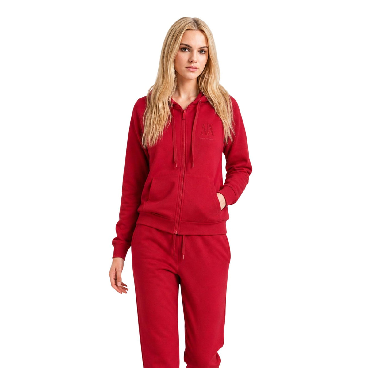 Armani Exchange — Women’s red hoodie