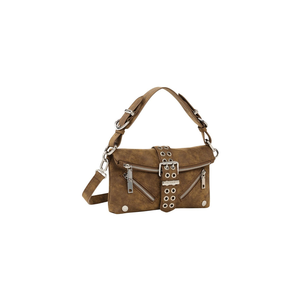 Desigual — Women's brown Valentine Camel Clutc bag — view 2