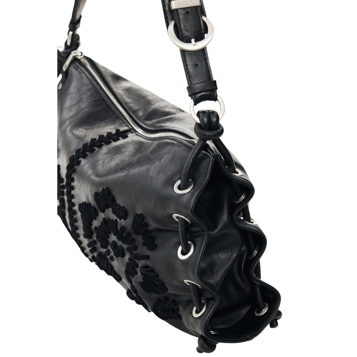 Desigual — Sac Alisio Xela Medium Bl noir femme — vue 4