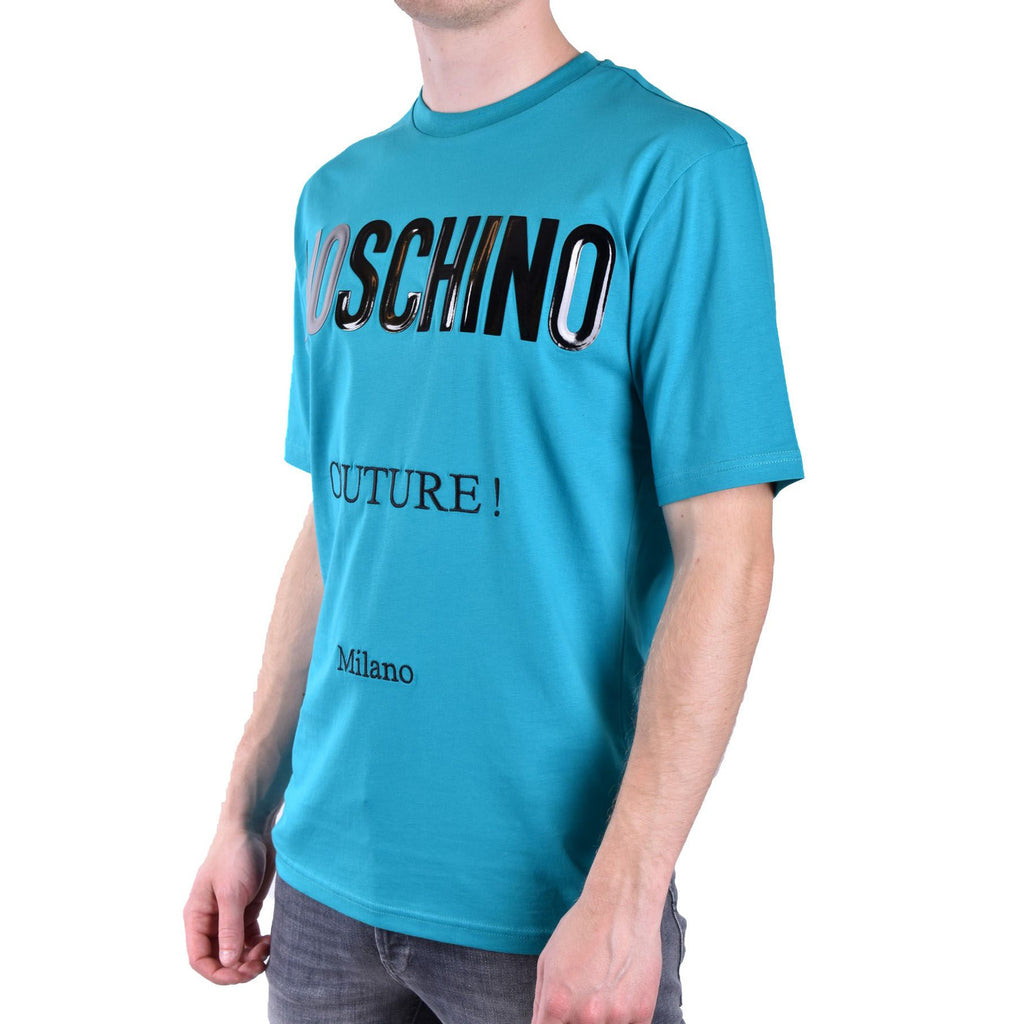 Moschino — T-shirt ref. B_44123 azure blue man — view 4
