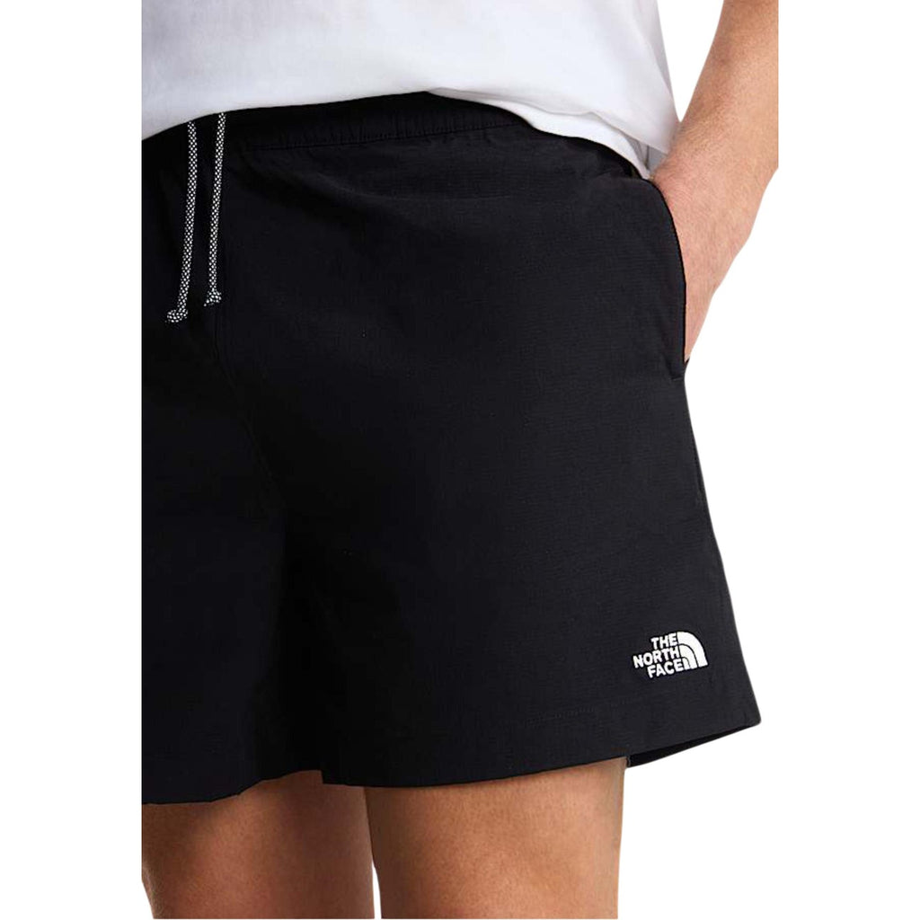 The North Face — Schwarze Class V Pathfinder Herrenshorts 13 cm — Ansicht 4
