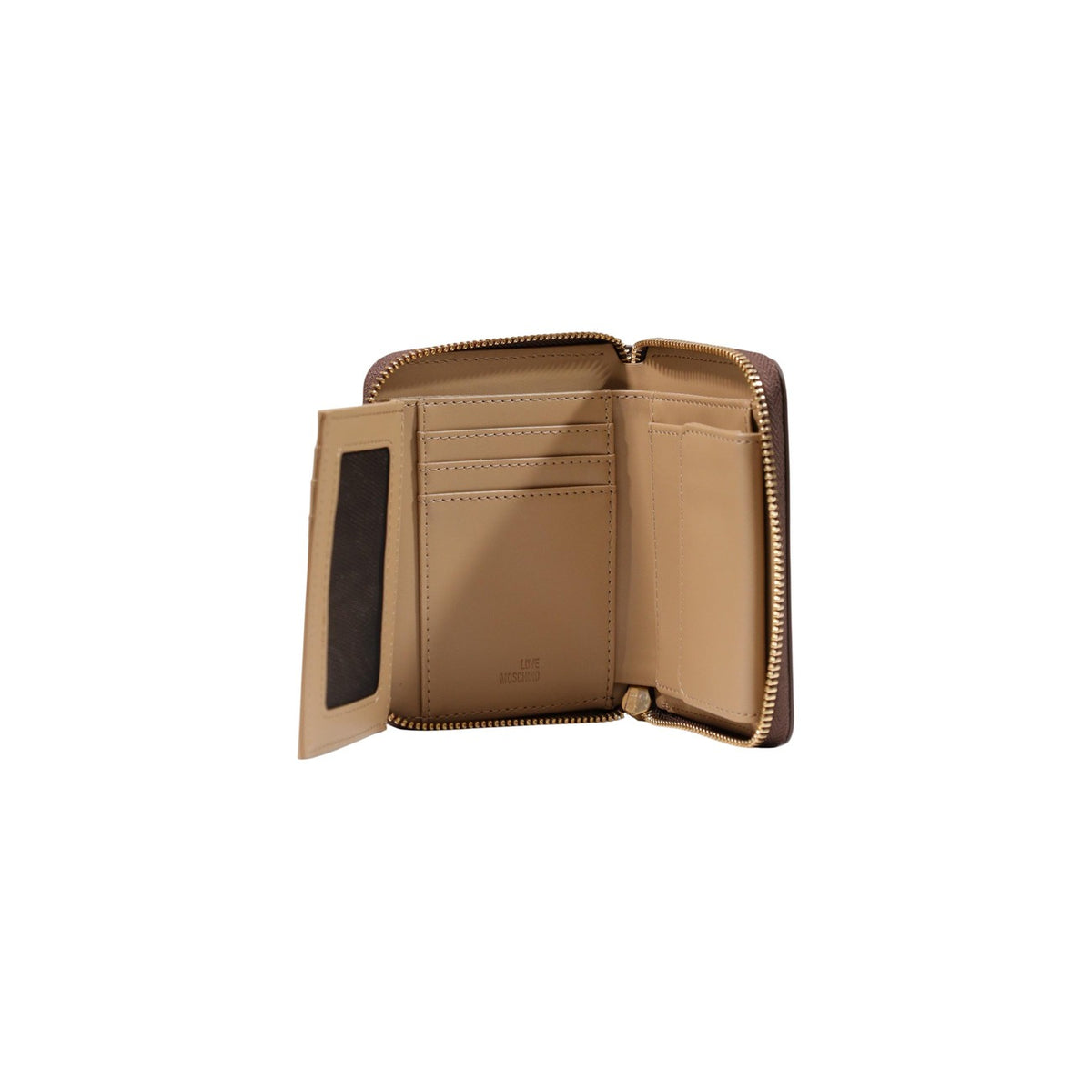Love Moschino — Portefeuille marron 14 × 10 × 2 cm femme — vue 5