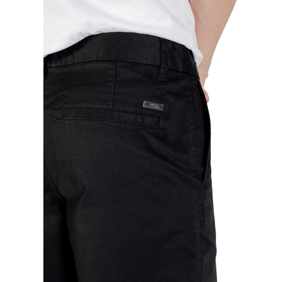 Armani Exchange — Pantalon stretch noir XM001569 homme — vue 5