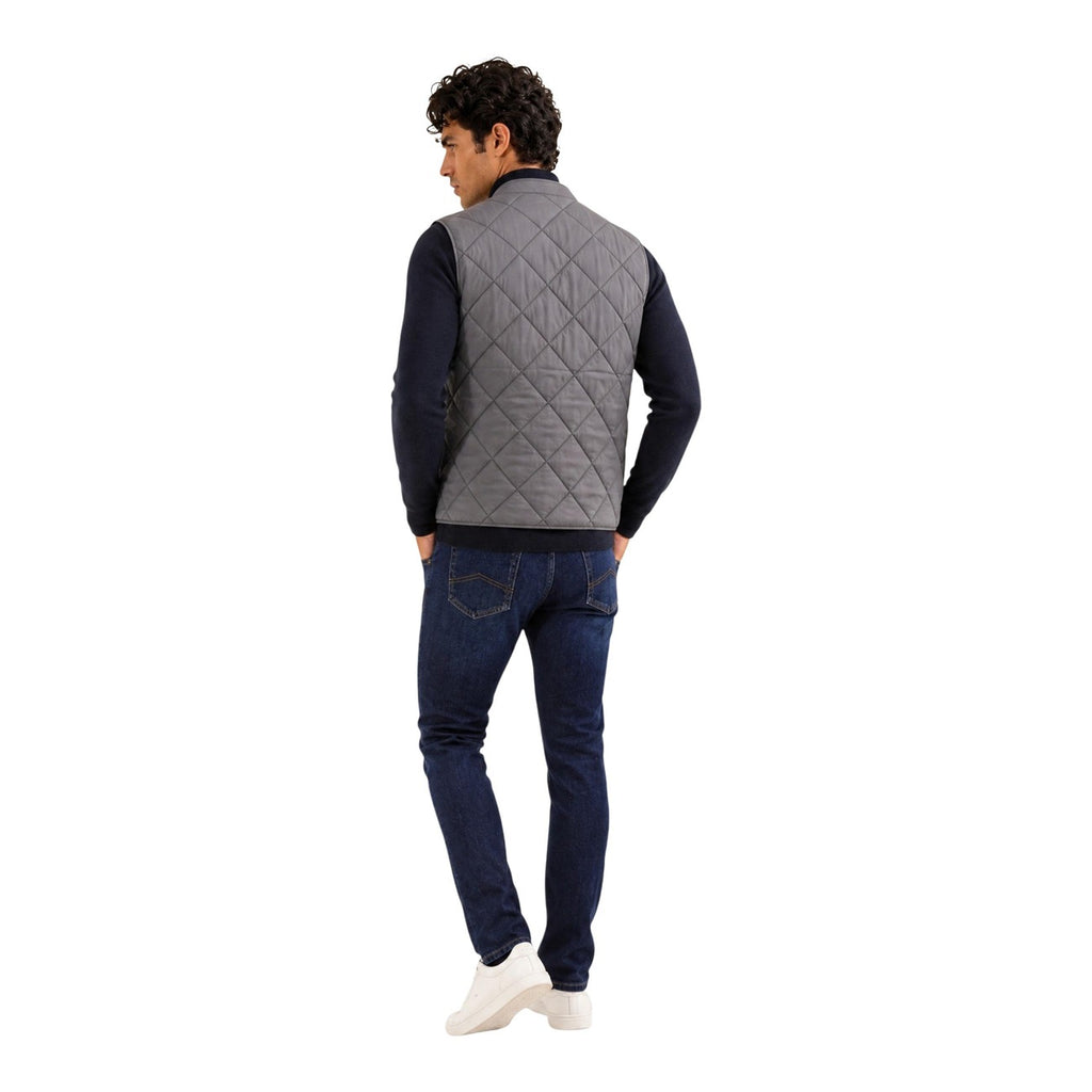 Replay — Gilet ripstop gris homme — vue 4