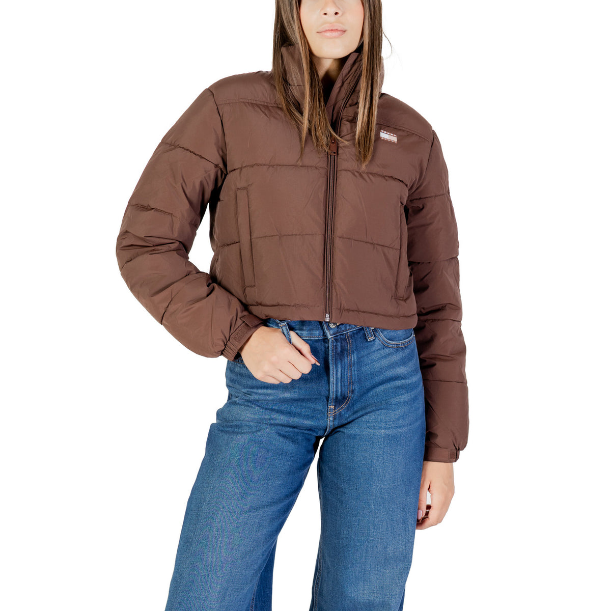 Tommy Jeans — Veste DW0DW21620 marron femme — vue 5