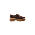 Timberland — Derbies réf. TB0A2QDM en cuir bordeaux femme