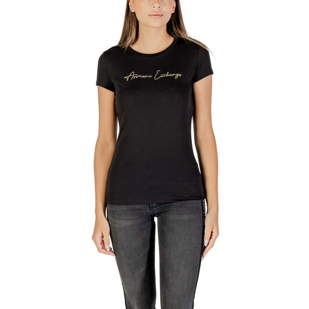 Armani Exchange — T-shirt XW001457 black woman