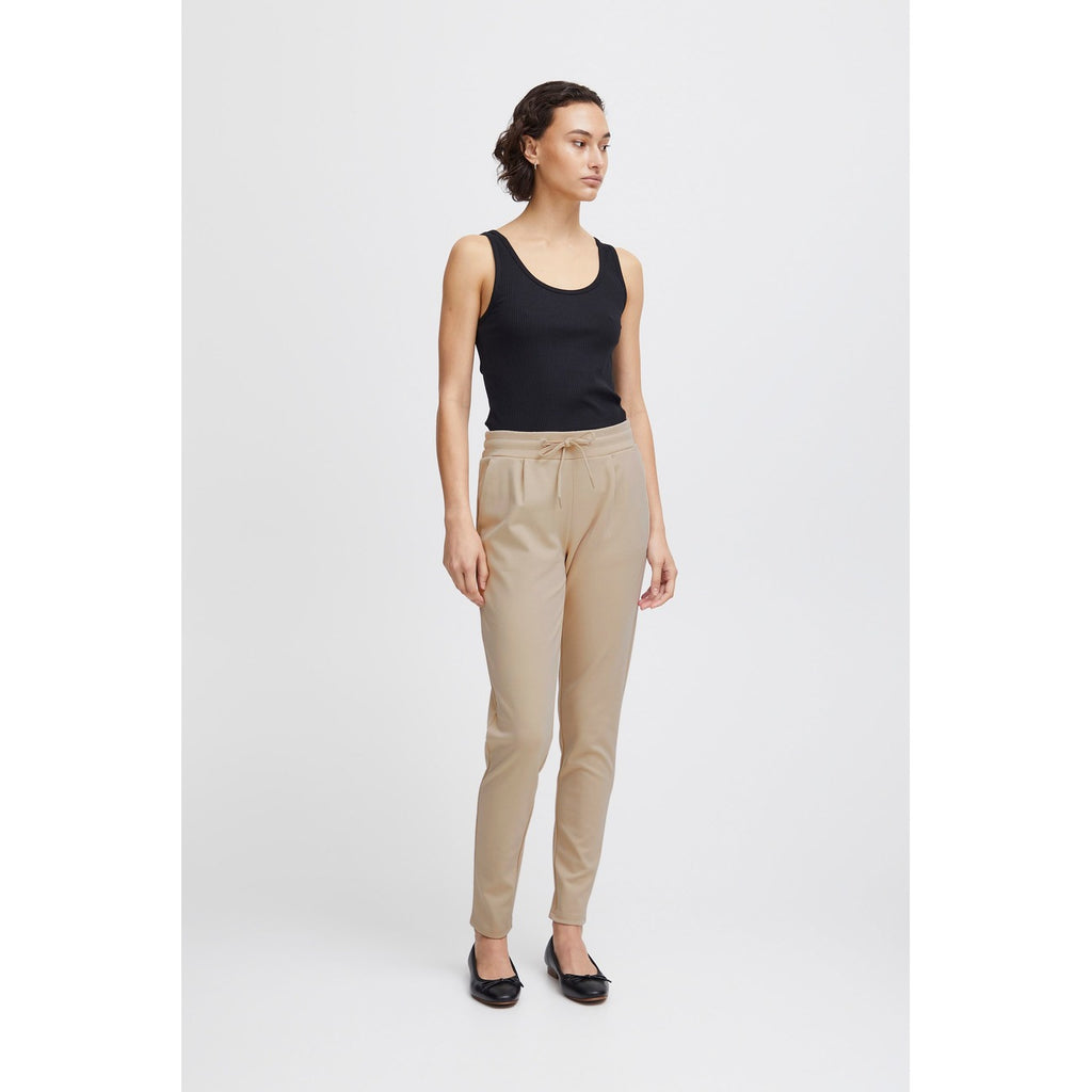 Ichi — Hose 20105036 Damen beige — Ansicht 5