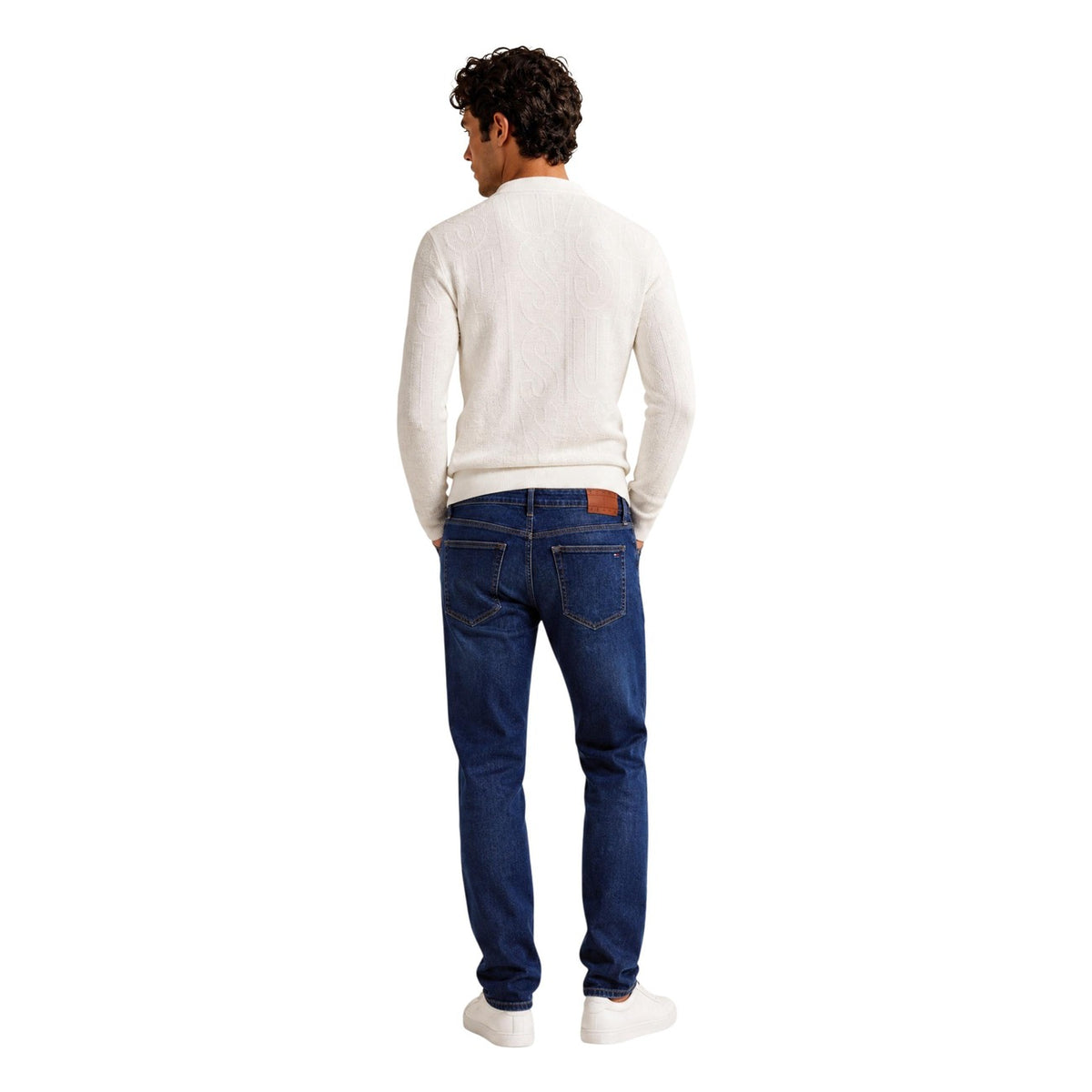 Guess — Pull Nestor Cn Allover Lo homme — vue 3