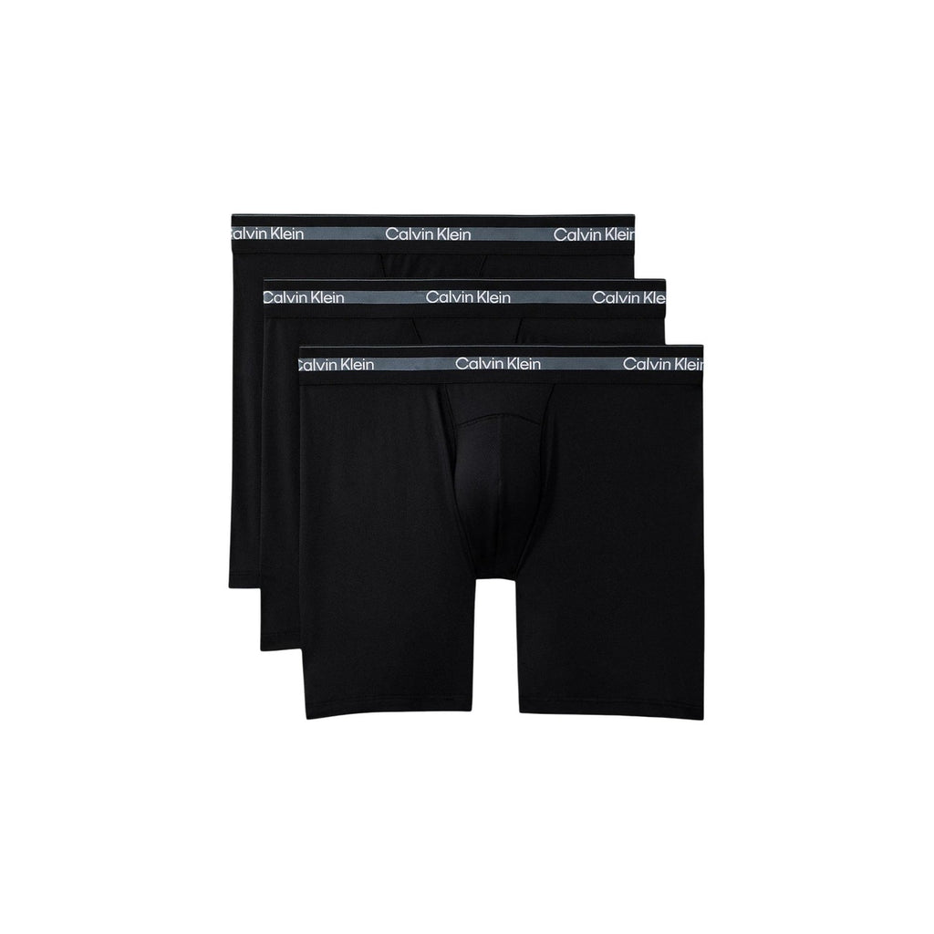 Calvin Klein Underwear — Pack of 3 men's black long boxers