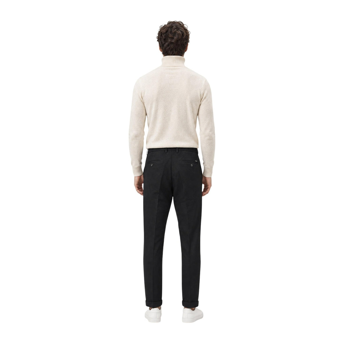 Gianni Lupo — Pantalon casual noir homme — vue 2