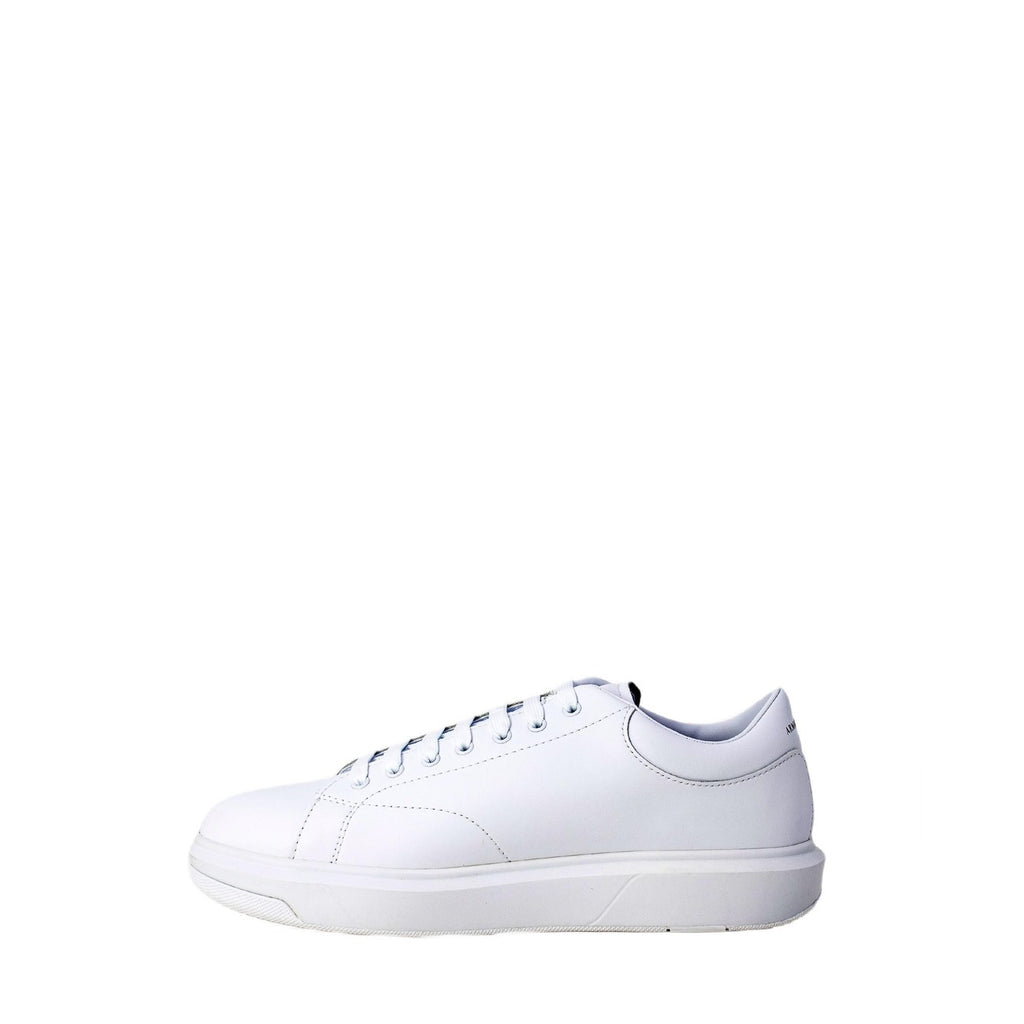 Armani Exchange — Baskets XUX123 blanches homme — vue 3