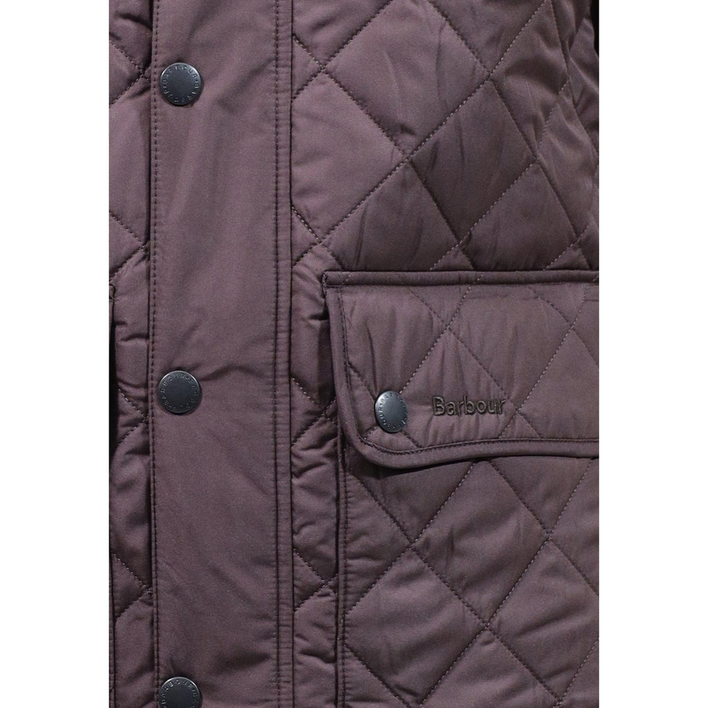 Barbour — Bruine gewatteerde New Lowerdale herenbodywarmer — afbeelding 5