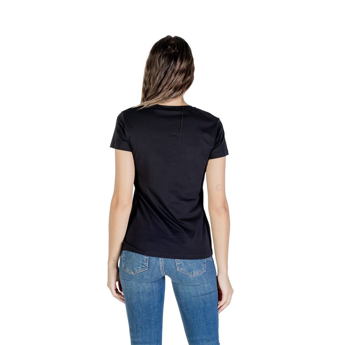 Liu Jo — Women's black printed t-shirt UF5266 — view 2