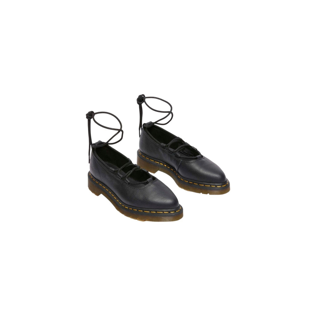 Dr. Martens — Chaussures basses réf. 40683001 en cuir noir femme — vue 2