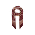 Guess — Printed scarf 120 × 120 cm for women — Burgundy