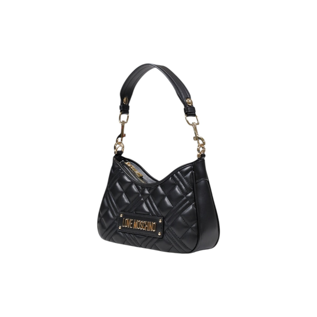 Love Moschino — Black handbag 25 × 15 × 7 cm women — view 3