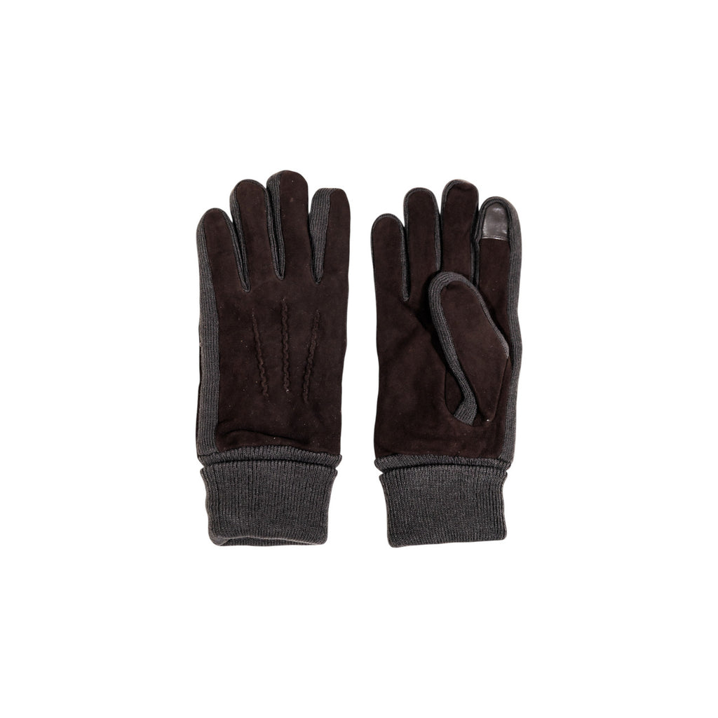 Barbour — Gants Magnus en cuir marron homme — vue 3