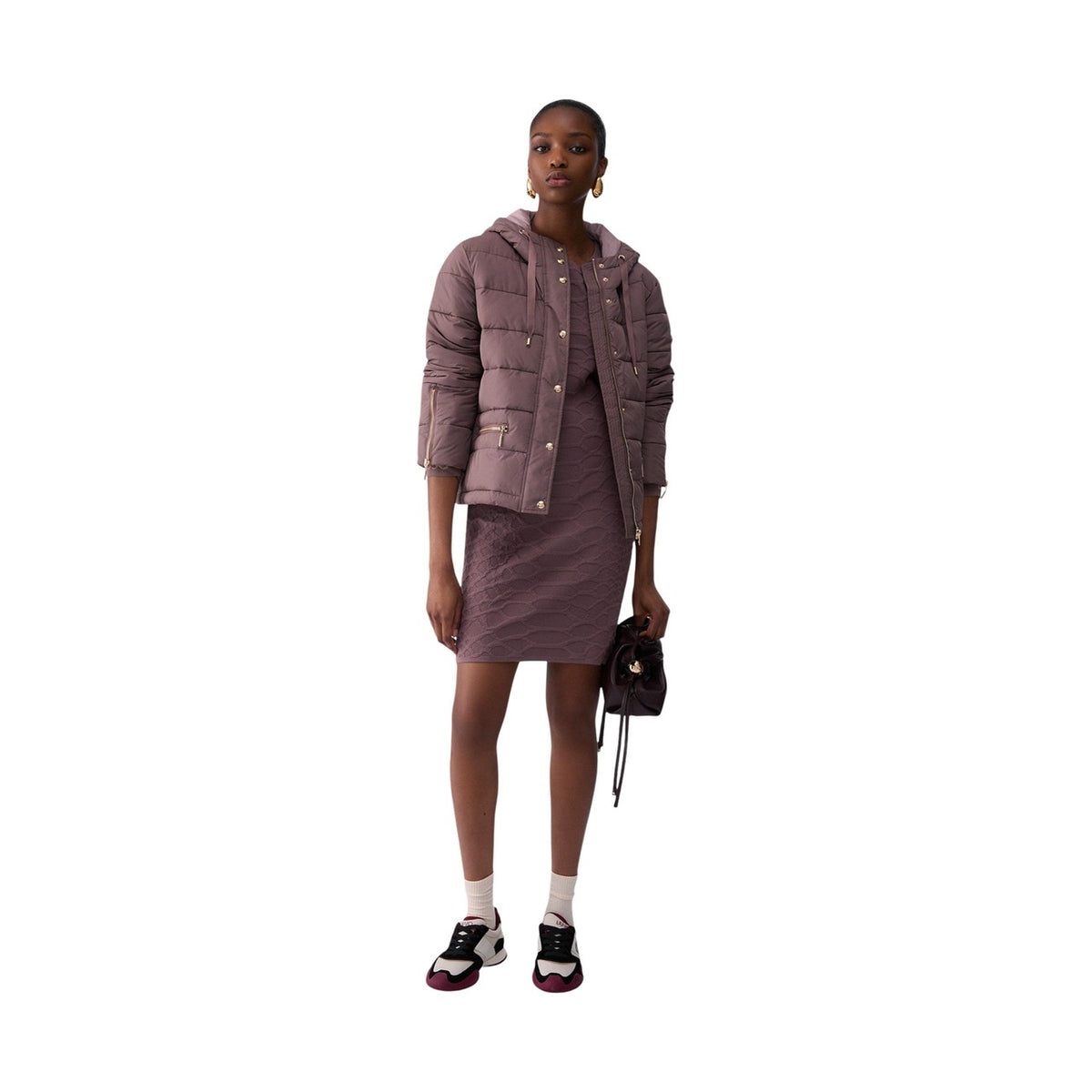 Liu Jo — Women's hooded down jacket — view 5