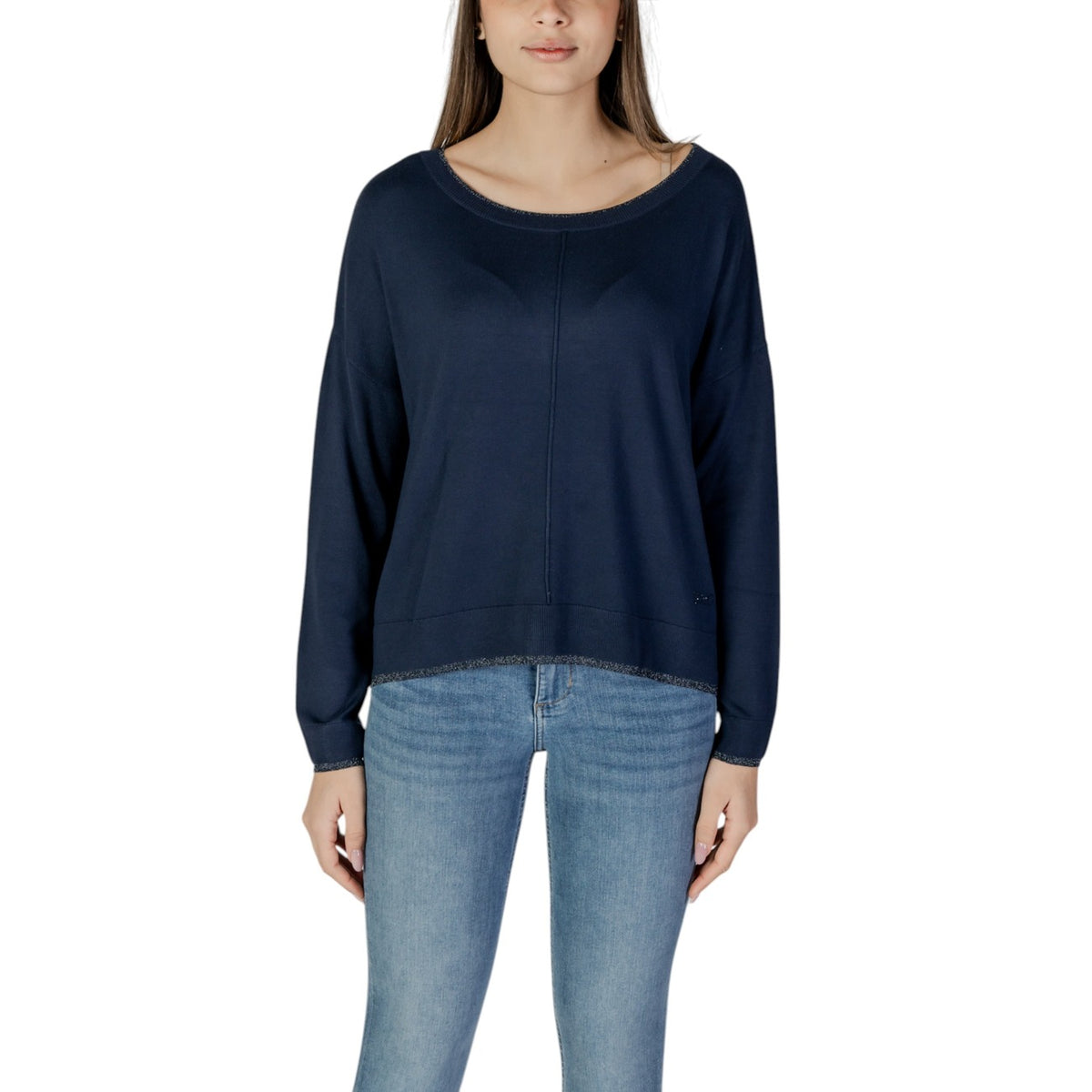 Liu Jo — Pull bleu réf. WXX054MS49I femme