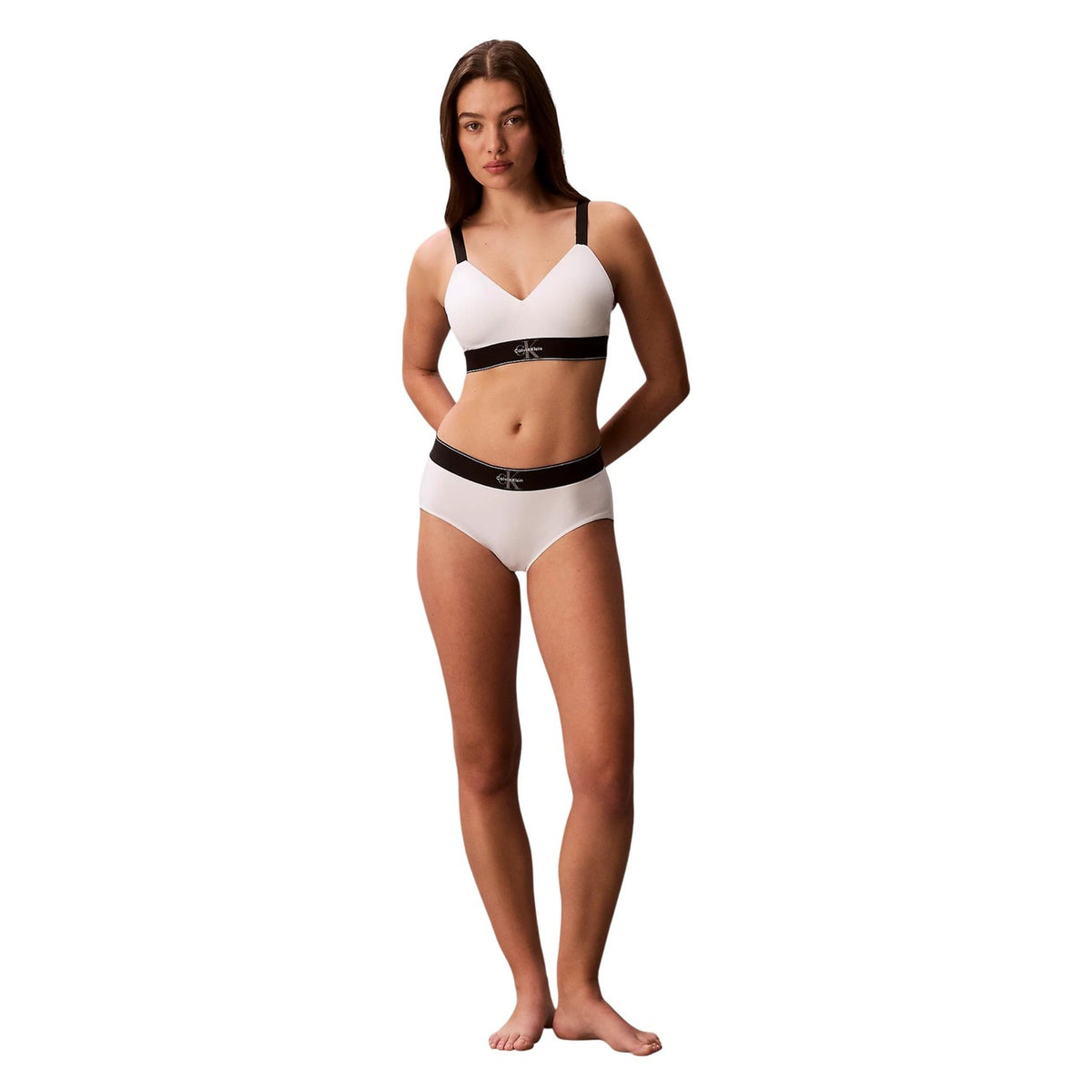 Calvin Klein Underwear — Brassière légèrement doublée blanc femme