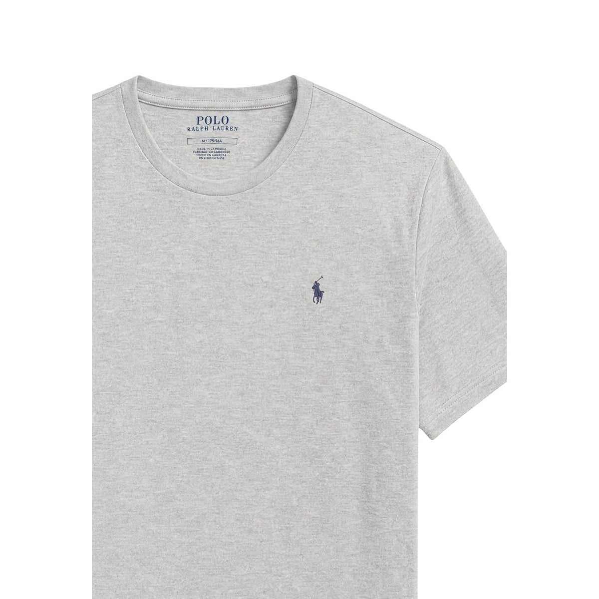 Polo Ralph Lauren — T-shirt homewear gris en coton homme — vue 5