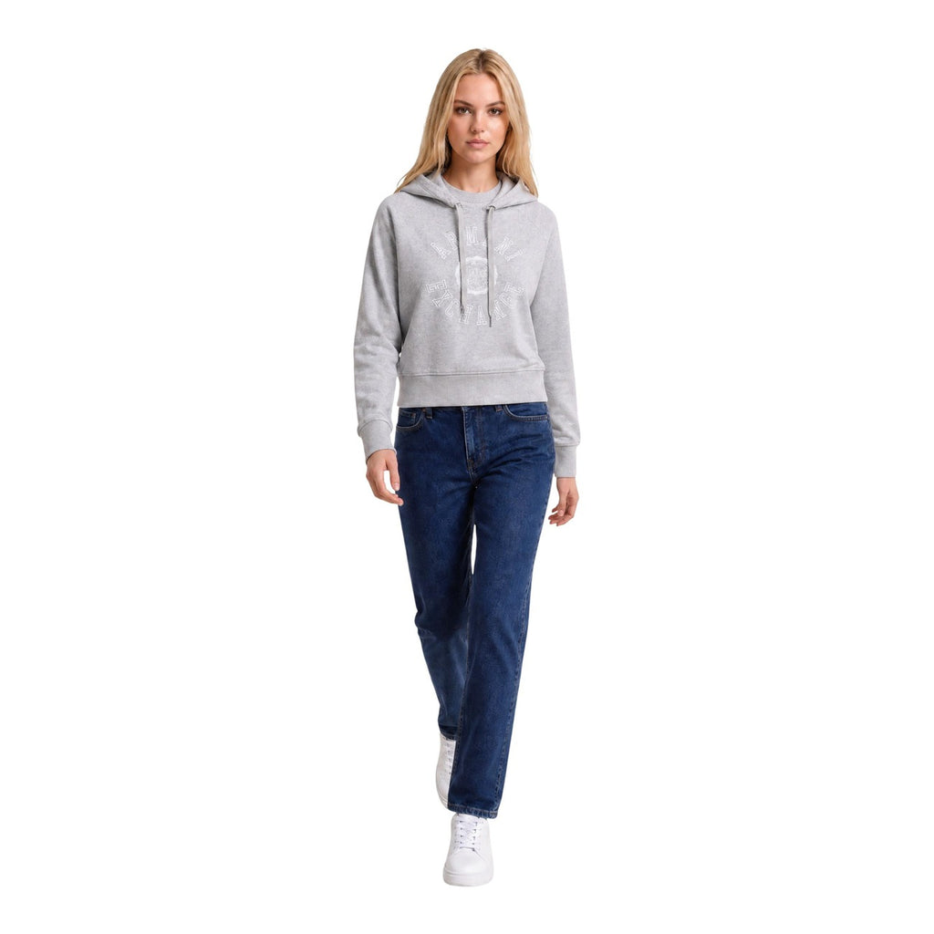 Armani Exchange — Sweat en coton gris femme — vue 4
