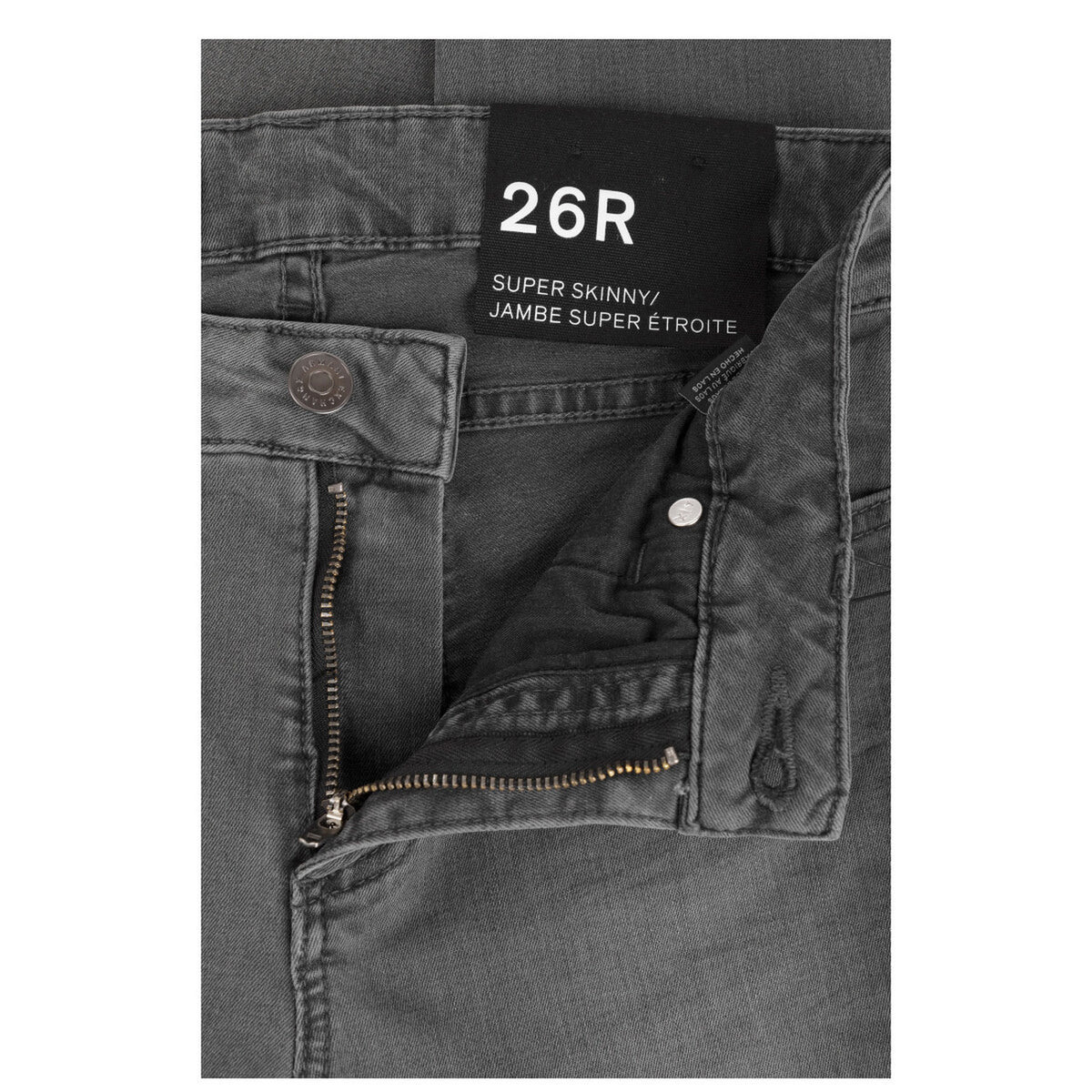 Armani Exchange — Jean stretch 3ZYJ01 gris femme — vue 3
