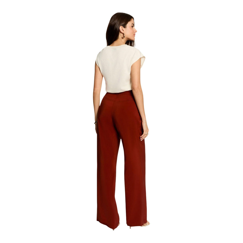 Morgan — Pull col rond beige femme — vue 2