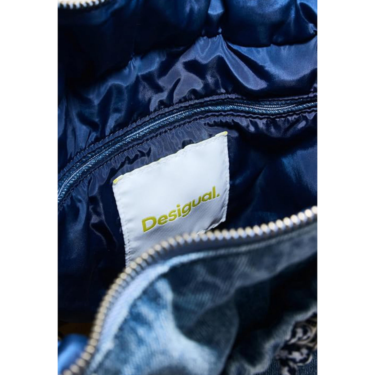 Desigual — Sac Jackdenim Globe bleu femme — vue 3
