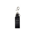 Calvin Klein — Porte-clés Raised Logo en cuir noir homme