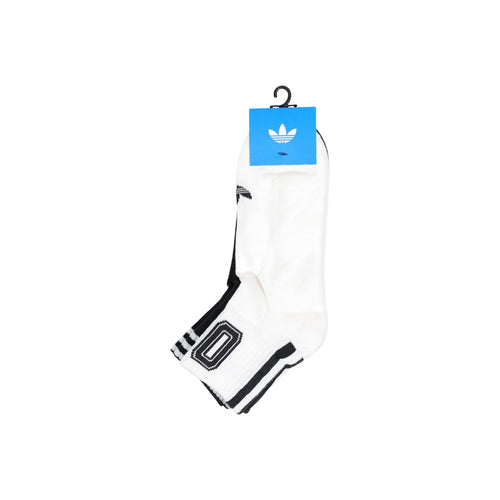 adidas Originals — Lot de 2 paires de chaussettes 3-Stripes noires — vue 2