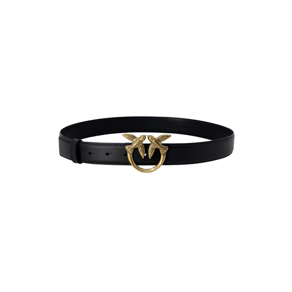 Pinko — Women's black leather belt 100125 A0f1 — view 3