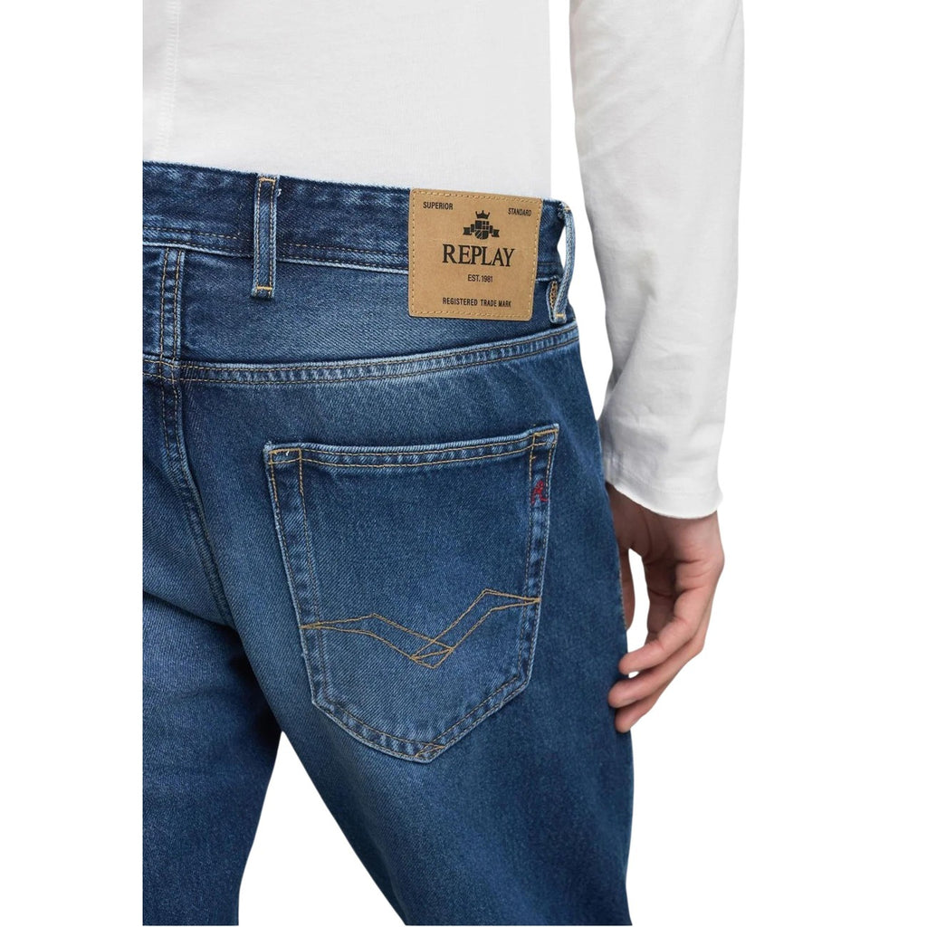 Replay — Jean réf. MA972 bleu homme — vue 4