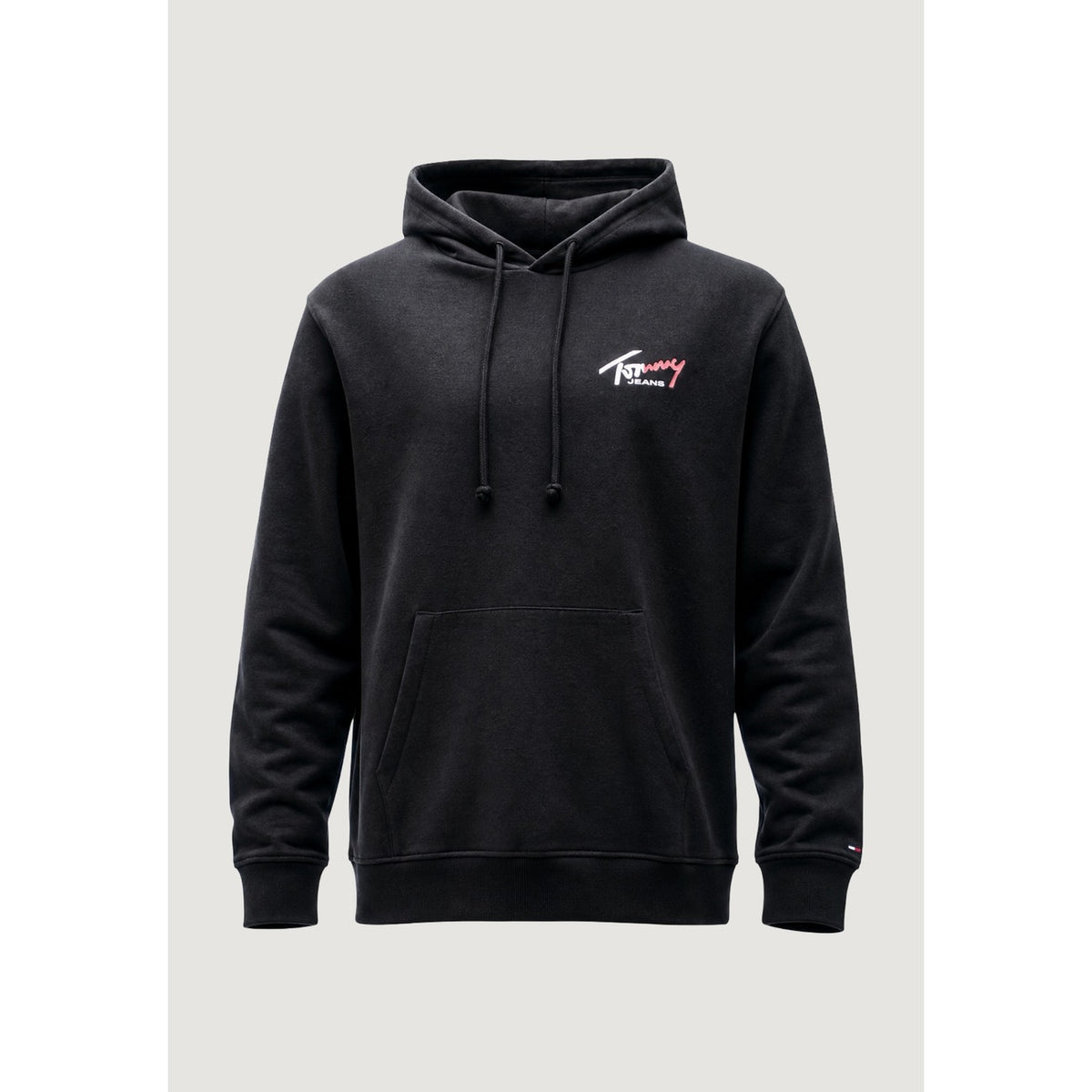 Tommy Jeans — Sweat à capuche noir 100 % coton bio homme — vue 5