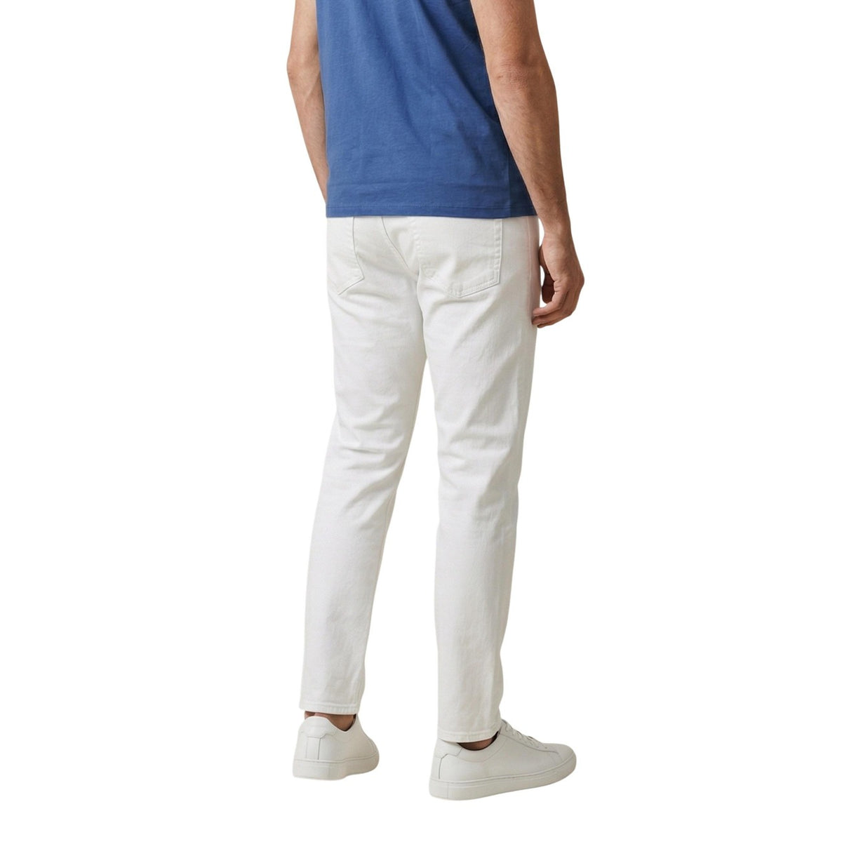 Calvin Klein Jeans — Pantalon LV04RF751G blanc stretch homme — vue 2