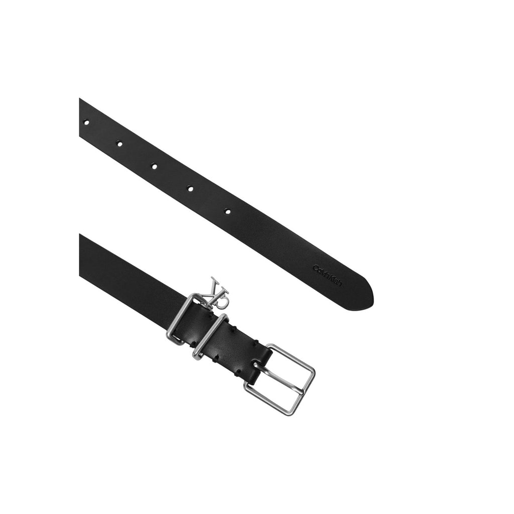 Calvin Klein — Black belt ref. MONOGRAM CHARM KEEPER BELT 25MM woman — view 2