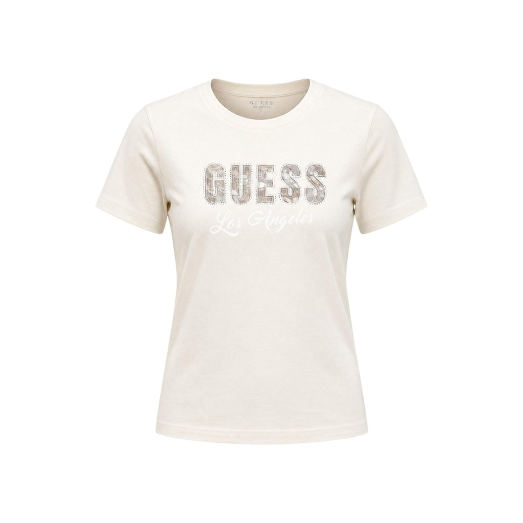 Guess — Dames T-shirt Snake Script R — afbeelding 2