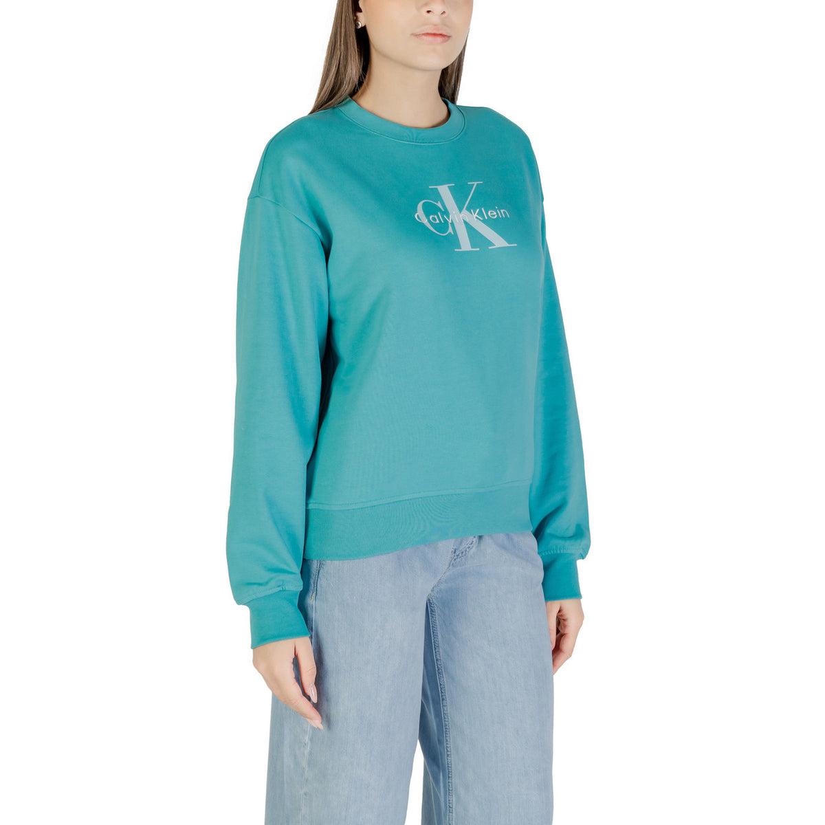 Calvin Klein Jeans — Sweat LV047B234G azuurblauw dames — afbeelding 3