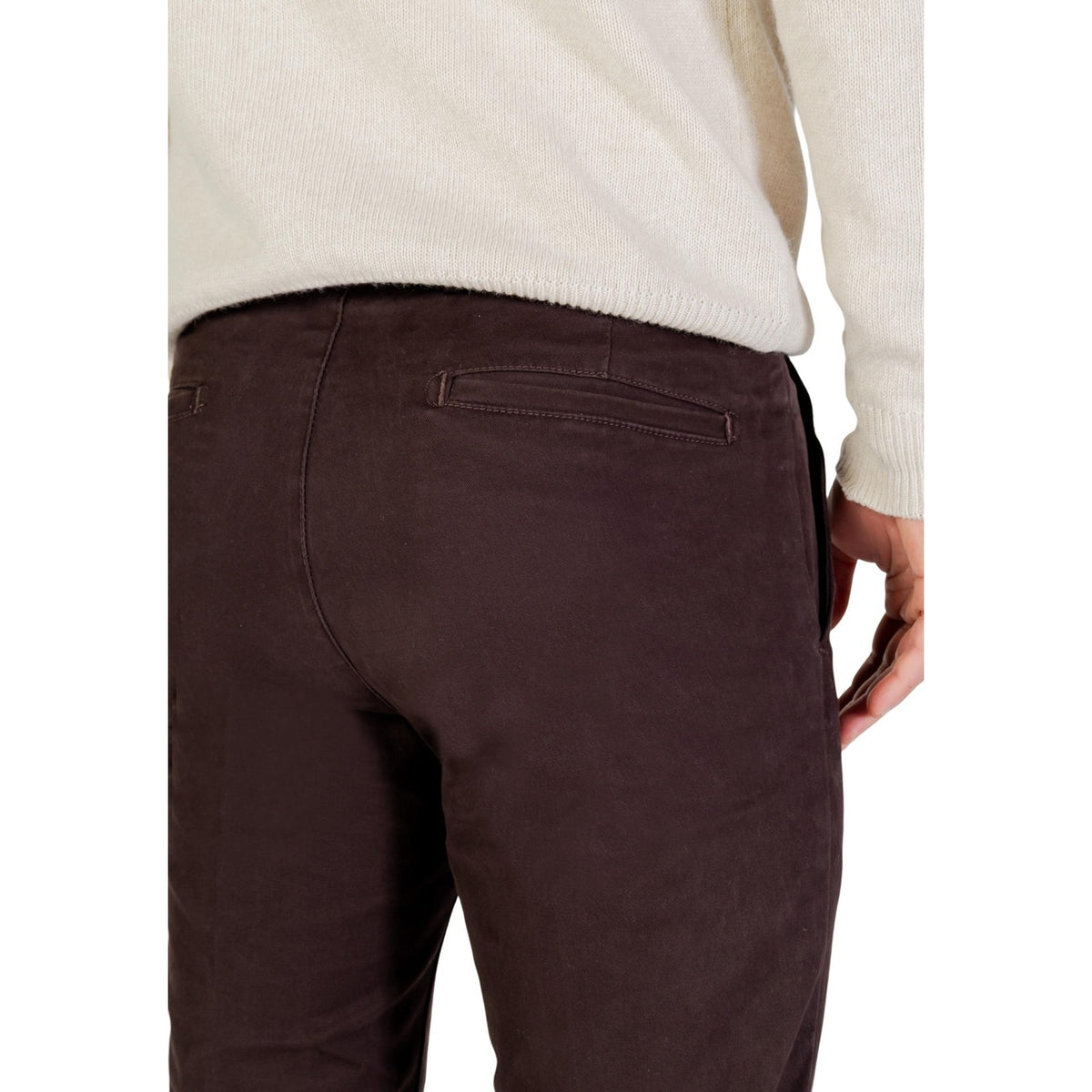 Borghese — Pantalon réf. 5WPA01 07CO126M marron homme — vue 5