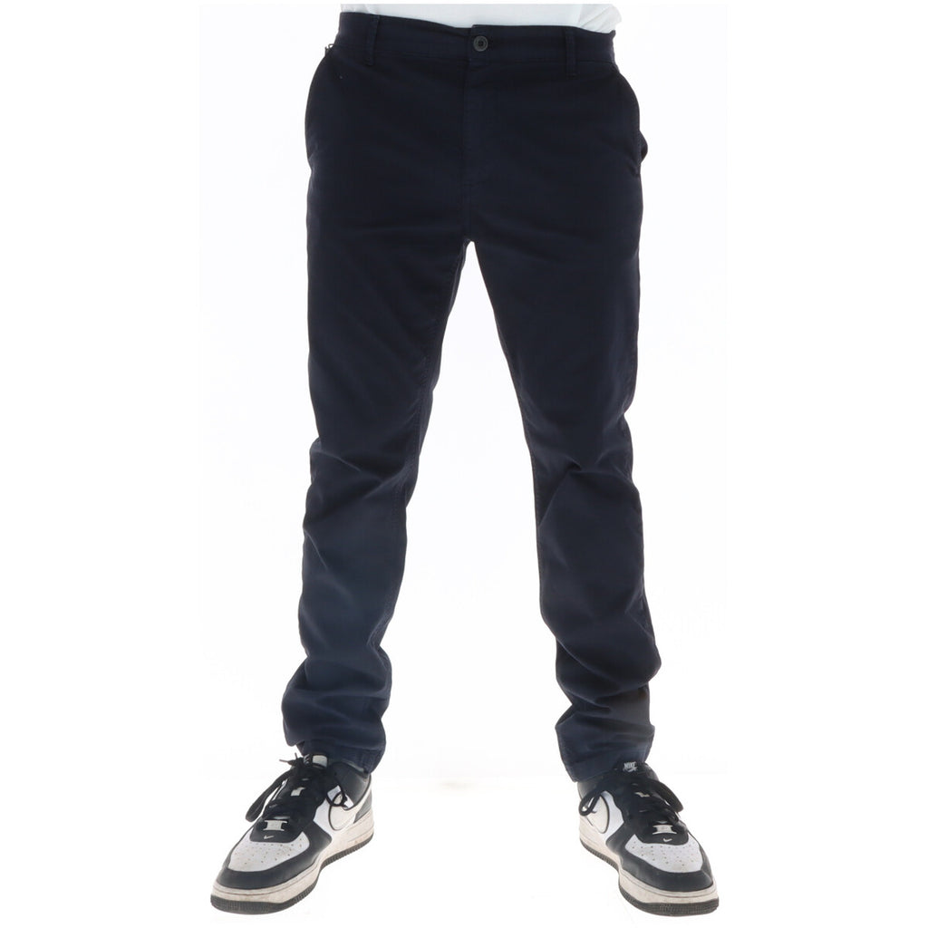 Lyle & Scott — Men's blue stretch cotton chino pants