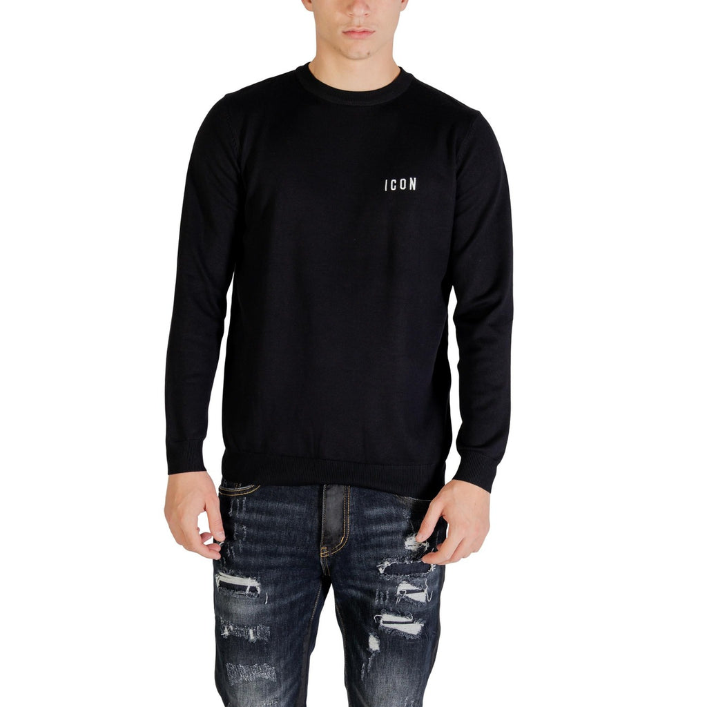 Icon — Pull ICUF2W6M003 zwart heren