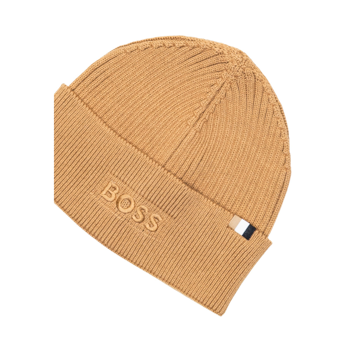 BOSS — Bonnet Magico_R beige coton-laine homme — vue 3