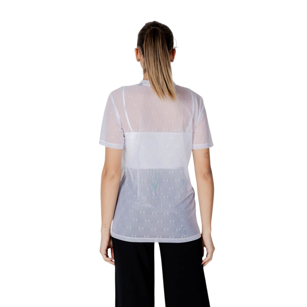 Armani Exchange — Stretch top XW000533 white woman — view 2